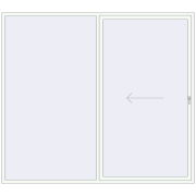REHAU GENEO HST 2880x2550 мм Білий (RAL 9016) з двох сторін