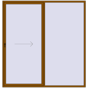 REHAU GENEO HST 2500x2600 мм GOLDEN OAK з двох сторін