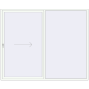 REHAU SYNEGO SLIDE 2700x2200 мм Білий (RAL 9016) з двох сторін REHAU SYNEGO SLIDE 2700x2200 мм Білий (RAL 9016) з двох сторін