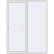 REHAU GENEO HST 2000x2600 мм Білий (RAL 9016) з двох сторін
