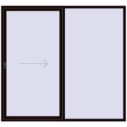 REHAU GENEO HST 2370x2200 мм BLACK_BROWN з двох сторін REHAU GENEO HST 2370x2200 мм BLACK_BROWN з двох сторін