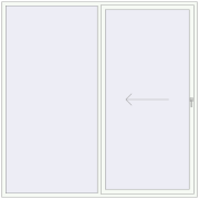 REHAU GENEO HST 2500x2500 мм Білий (RAL 9016) з двох сторін