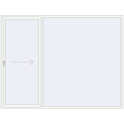 REHAU GENEO HST 3000x2300 мм Білий (RAL 9016) з двох сторін