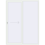 REHAU GENEO HST 2000x2700 мм Білий (RAL 9016) з двох сторін