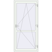 REHAU Euro 60 900x1900 мм Білий (RAL 9016) з двох сторін REHAU Euro 60 900x1900 мм Білий (RAL 9016) з двох сторін