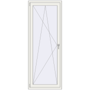 REHAU Euro 60 800x2100 мм Білий (RAL 9016) з двох сторін REHAU Euro 60 800x2100 мм Білий (RAL 9016) з двох сторін