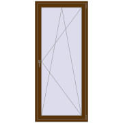 REHAU Euro 60 920x2100 мм WALNUT з двох сторін