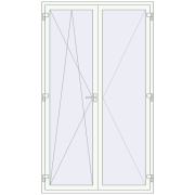 REHAU SYNEGO MD 1400x2400 мм Білий (RAL 9016) з двох сторін