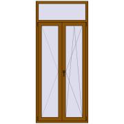 REHAU Euro 60 1030x2400 мм GOLDEN OAK з двох сторін REHAU Euro 60 1030x2400 мм GOLDEN OAK з двох сторін