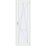 REHAU SYNEGO MD 680x2130 мм Білий (RAL 9016) з двох сторін