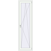 REHAU Euro 60 620x2250 мм Білий (RAL 9016) з двох сторін