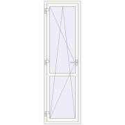 REHAU Euro 60 680x2300 мм Білий (RAL 9016) з двох сторін