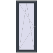 REHAU Euro 60 800x2000 мм ANTHRACITE_GREY_STRUKTURAL з двох сторін REHAU Euro 60 800x2000 мм ANTHRACITE_GREY_STRUKTURAL з двох сторін