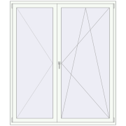 REHAU SYNEGO MD 1800x2100 мм Білий (RAL 9016) з двох сторін