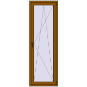 REHAU Euro 70 700x2100 мм GOLDEN OAK з двох сторін