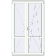 REHAU Euro 70 1300x2200 мм