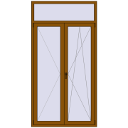 REHAU Euro 60 1250x2400 мм GOLDEN OAK з двох сторін REHAU Euro 60 1250x2400 мм GOLDEN OAK з двох сторін