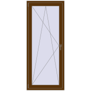 REHAU SYNEGO MD 800x1900 мм WALNUT з двох сторін