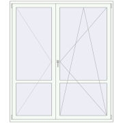 REHAU SYNEGO MD 1800x2100 мм Білий (RAL 9016) з двох сторін