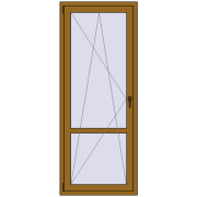 REHAU Euro 60 800x2000 мм LIGHT_OAK з двох сторін