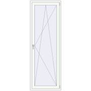 REHAU Euro 60 800x2320 мм Білий (RAL 9016) з двох сторін