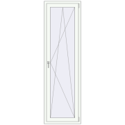 REHAU Euro 70 680x2250 мм Білий (RAL 9016) з двох сторін