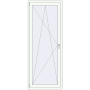 REHAU SYNEGO MD 850x2200 мм Білий (RAL 9016) з двох сторін