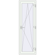 REHAU Euro 60 600x1900 мм Білий (RAL 9016) з двох сторін