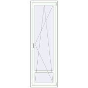 REHAU Euro 70 700x2240 мм Білий (RAL 9016) з двох сторін