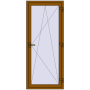 REHAU Euro 60 800x1900 мм GOLDEN OAK з двох сторін