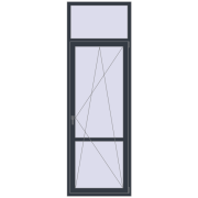 REHAU Euro 70 866x2625 мм ANTHRACITE_GREY_STRUKTURAL з двох сторін REHAU Euro 70 866x2625 мм ANTHRACITE_GREY_STRUKTURAL з двох сторін