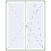 REHAU SYNEGO MD 1790x2260 мм Білий (RAL 9016) з двох сторін