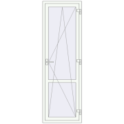 REHAU SYNEGO MD 680x2130 мм Білий (RAL 9016) з двох сторін