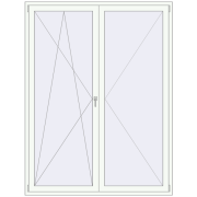 REHAU SYNEGO MD 1770x2320 мм Білий (RAL 9016) з двох сторін