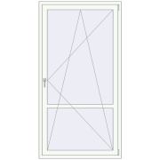 REHAU SYNEGO MD 1090x2090 мм Білий (RAL 9016) з двох сторін