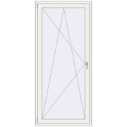 REHAU Euro 70 950x2100 мм Білий (RAL 9016) з двох сторін