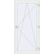 REHAU Euro 60 1000x2100 мм Білий (RAL 9016) з двох сторін