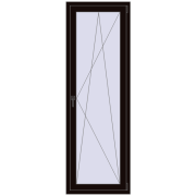 REHAU Euro 70 700x2100 мм BLACK_BROWN з двох сторін