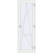 REHAU Euro 70 700x2100 мм Білий (RAL 9016) з двох сторін