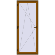REHAU Euro 60 910x2280 мм GOLDEN OAK з двох сторін