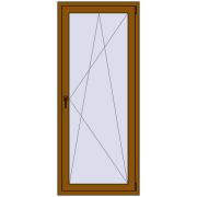 REHAU Euro 60 800x1900 мм GOLDEN OAK з двох сторін REHAU Euro 60 800x1900 мм GOLDEN OAK з двох сторін
