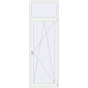 Балконні двері 900x2700 мм REHAU SYNEGO MD