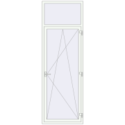 REHAU SYNEGO MD 900x2700 мм Білий (RAL 9016) з двох сторін