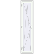 REHAU Euro 70 500x2100 мм Білий (RAL 9016) з двох сторін