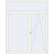 REHAU SYNEGO MD 2000x2500 мм Білий (RAL 9016) з двох сторін