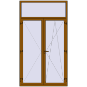 REHAU SYNEGO MD 1400x2500 мм GOLDEN OAK з двох сторін