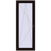REHAU Euro 70 800x2100 мм BLACK_BROWN з двох сторін