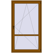 REHAU Euro 70 1100x1900 мм GOLDEN OAK з двох сторін REHAU Euro 70 1100x1900 мм GOLDEN OAK з двох сторін