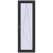 REHAU Euro 70 700x2100 мм ANTHRACITE_GREY_GLATT з двох сторін REHAU Euro 70 700x2100 мм ANTHRACITE_GREY_GLATT з двох сторін