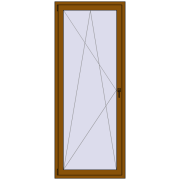 REHAU Euro 60 910x2280 мм GOLDEN OAK з двох сторін